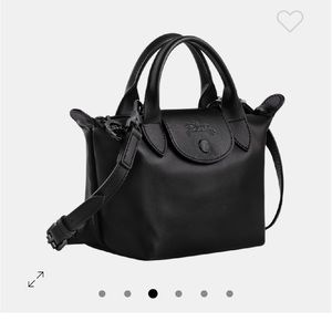 Longchamp leather mini crossbody bag NWOT